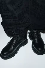 Botas acordonadas forradas (1)