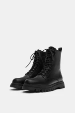 Botas acordonadas forradas (2)