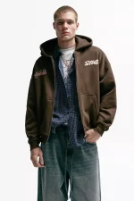 Sudadera capucha cremallera STWD Madrid (2)