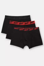 3 pack of black STWD logo boxers