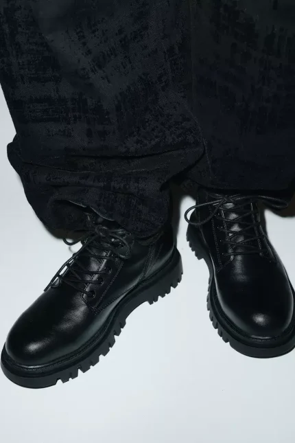 Botas acordonadas forradas (1)