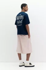 Camiseta azul estampada de STWD (5)