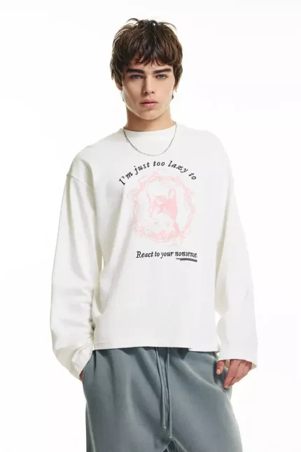 Camiseta gráfico gato (1)