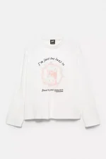 Camiseta gráfico gato
