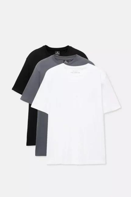 Conjunto de 3 camisetas de manga corta (4)