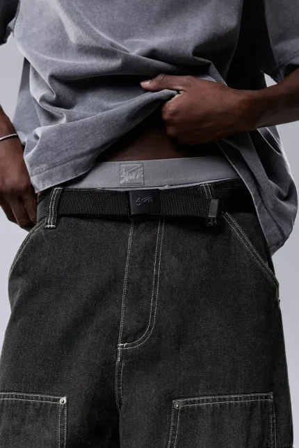 Fabric belt with black STWD buckle (1)