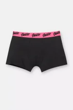 Pack of 3 black boxers with pink STWD logo (3)