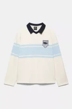 Polo manga larga paneles