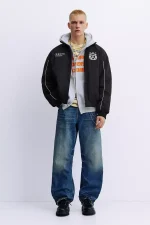 STWD embroidered puffer jacket (4)