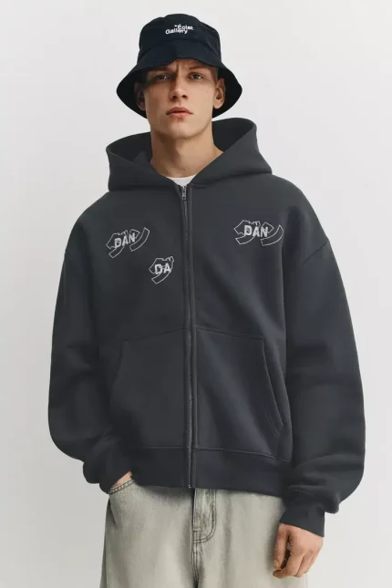 Sudadera capucha cremallera Dan Da Dan (1)