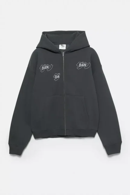 Sudadera capucha cremallera Dan Da Dan
