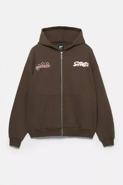 Sudadera capucha cremallera STWD Madrid