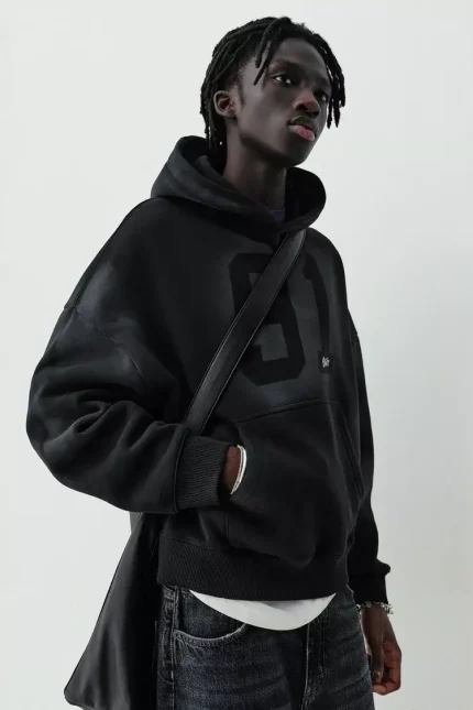 Sudadera capucha negra STWD 91 (1)