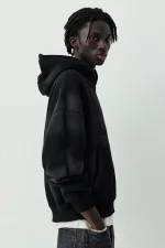 Sudadera capucha negra STWD 91 (6)