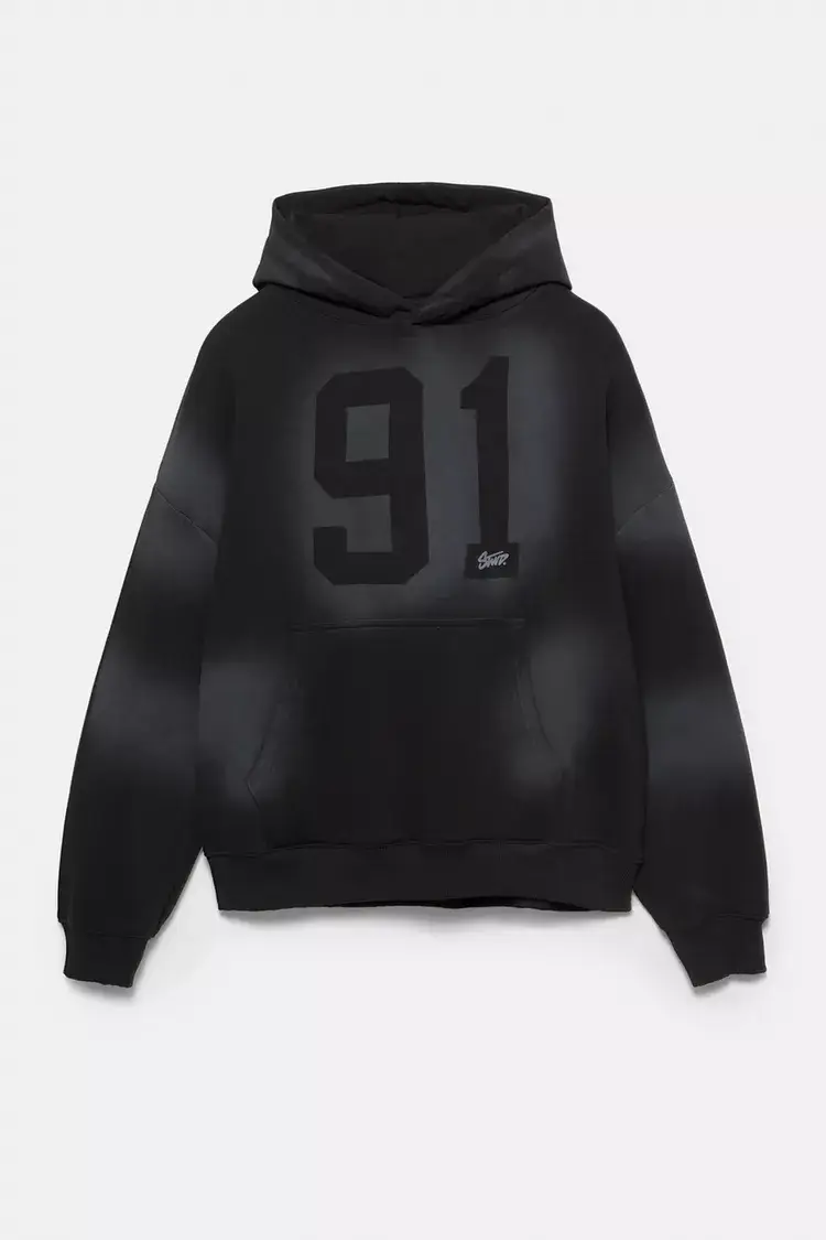 Sudadera capucha negra STWD 91 Sudadera capucha negra STWD 91
