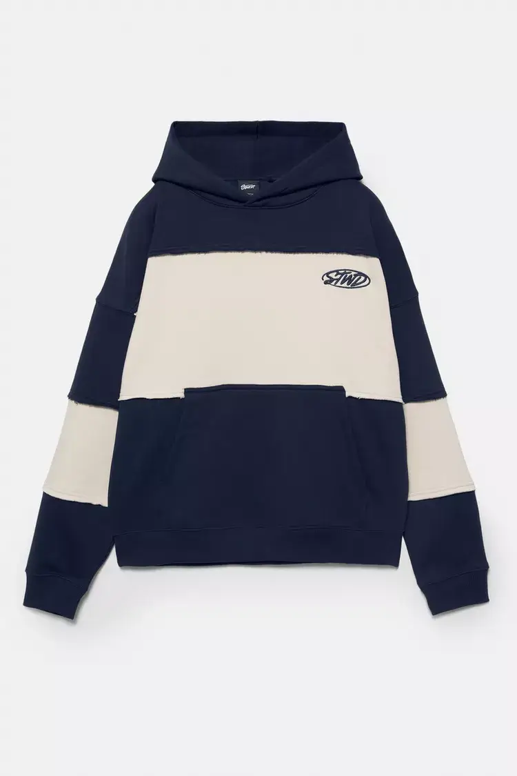 Sudadera capucha paneles STWD Studio Sudadera capucha paneles STWD Studio