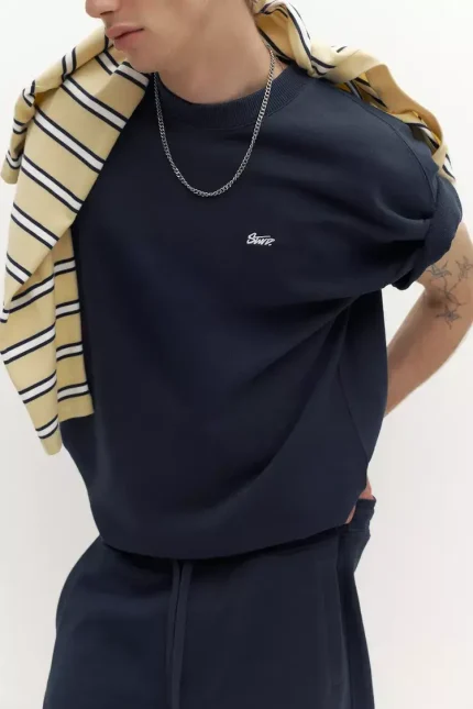 Sudadera manga corta logo (1)