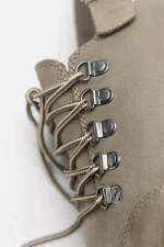 Zuecos de cuero con cordones STWD (5)