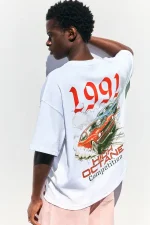 Camiseta gráfico coches (1)