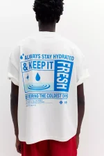 Camiseta manga corta gráfico (3)