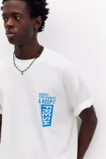 Camiseta manga corta gráfico (4)